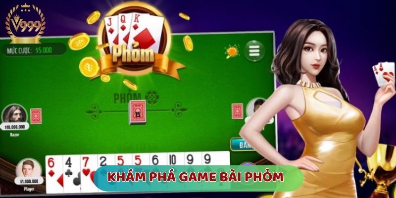 Trải nghiệm chơi Phỏm thú vị với nhiều tính năng hấp dẫn tại V999